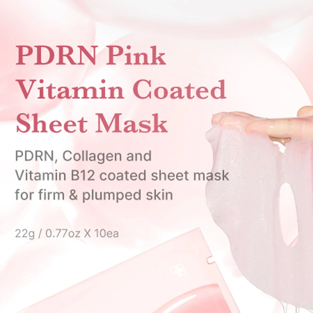 medicube Salmon DNA PDRN Pink Vita Coating Sheet Mask 10ea,Basic