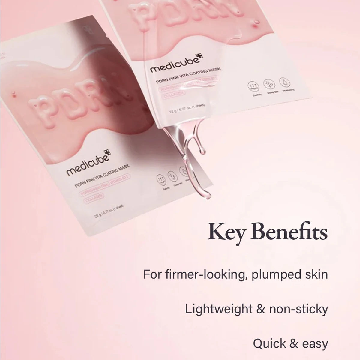medicube Salmon DNA PDRN Pink Vita Coating Sheet Mask 10ea,Basic
