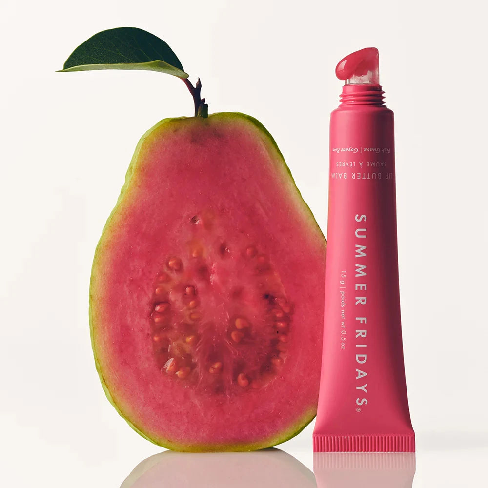 Summer Friday's Lip Balm Moisturizing Mirror Lip Gloss Lip Pink Guava