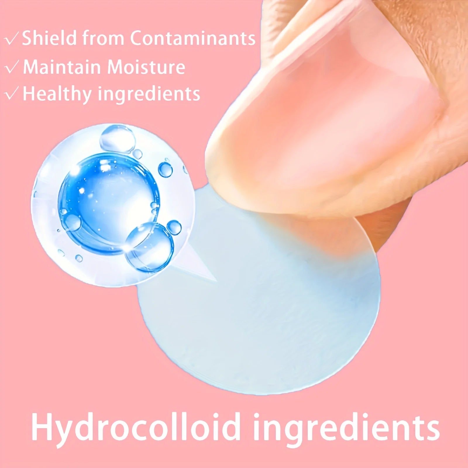 HITWORKER 800-Piece Acne Patches | Hydrocolloid Round Acne Patches |