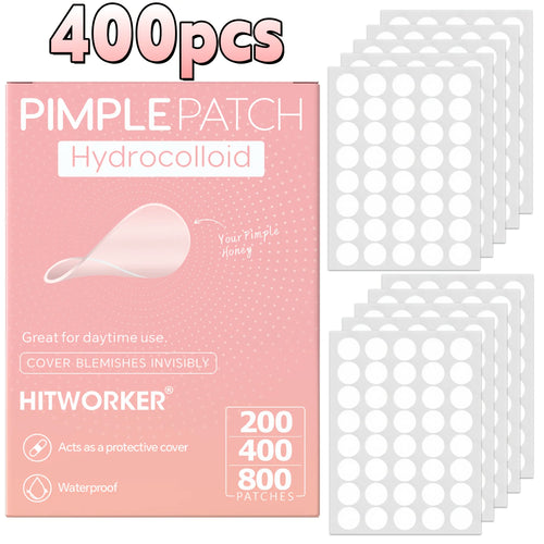 HITWORKER 800-Piece Acne Patches | Hydrocolloid Round Acne Patches |