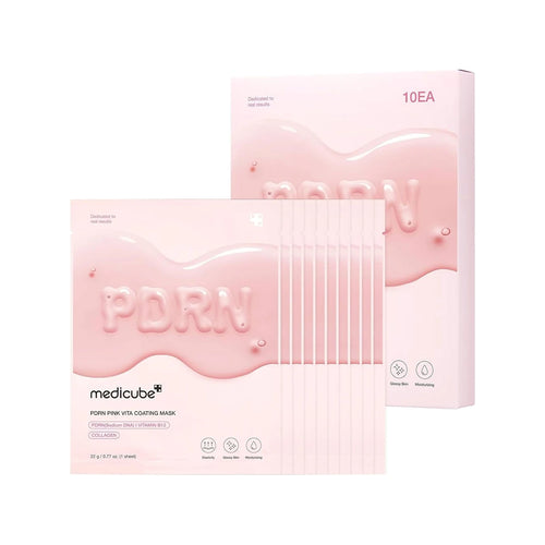 medicube Salmon DNA PDRN Pink Vita Coating Sheet Mask 10ea,Basic