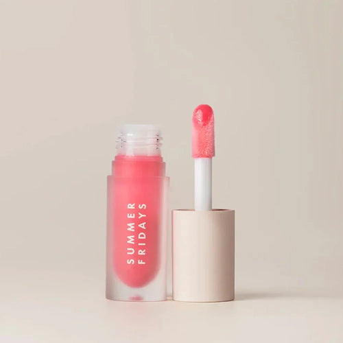 Summer Friday's Lip Balm Moisturizing Mirror Lip Gloss Lip Pink Guava